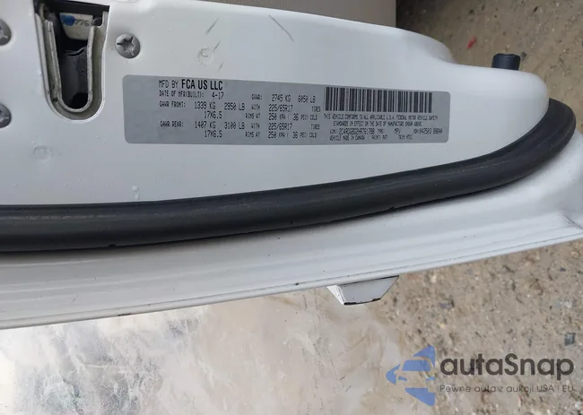 2C4RDGBG2HR761788: 43441381