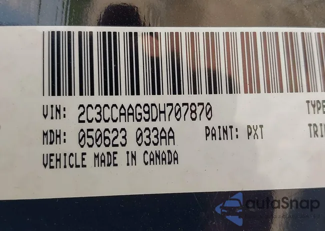 2C3CCAAG9DH707870: 43441393