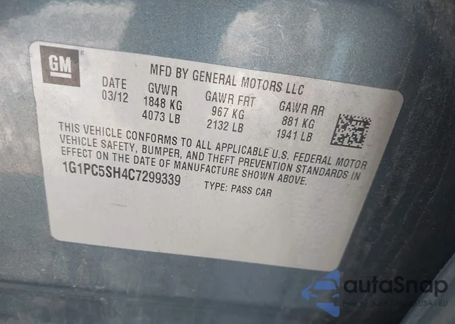 1G1PC5SH4C7299339: 43442779