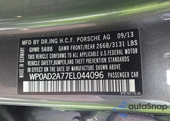 WP0AD2A77EL044096: 43442826