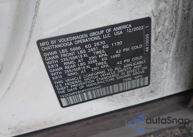 1V2CMPE80PC009040: 43443030