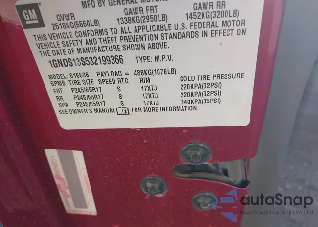 1GNDS13S532199366: 43443077