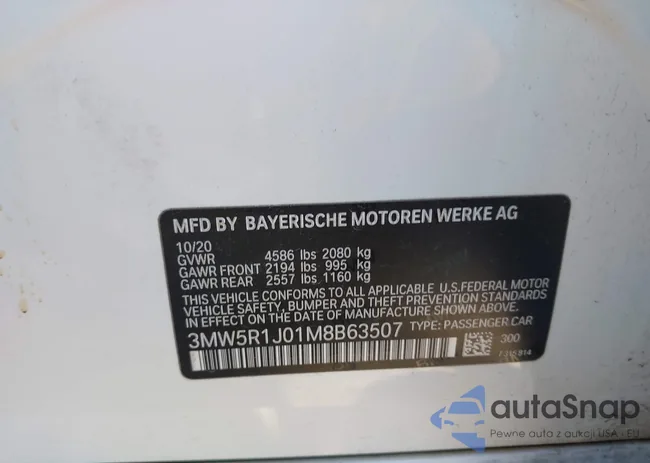 3MW5R1J01M8B63507: 43442253