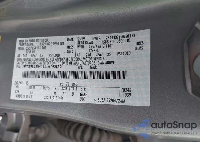 1FTER4EH1LLA08922: 43442260