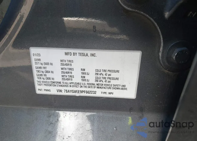 7SAYGAEE9PF662232: 43442303