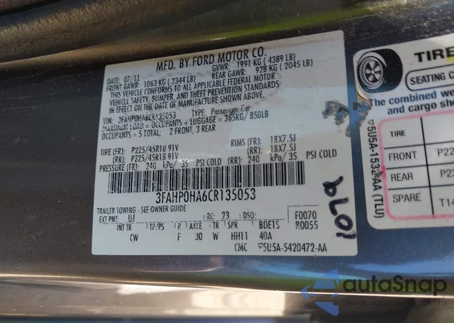 3FAHP0HA6CR135053: 43442304