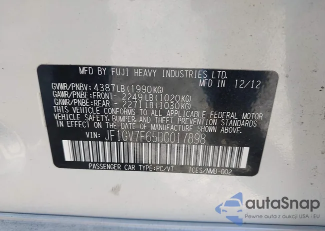 JF1GV7F65DG017898: 43442332