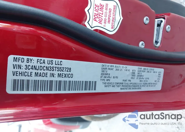 3C4NJDCN3ST552728: 43442356