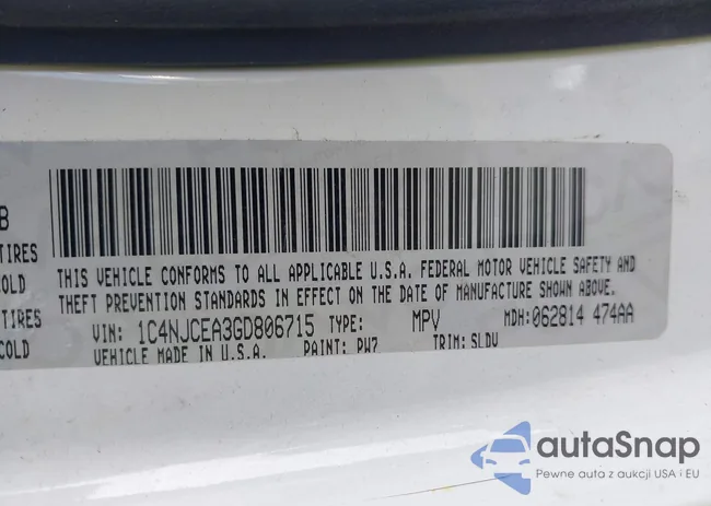 1C4NJCEA3GD806715: 43443581