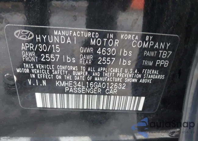 KMHE34L16GA012632: 43443644