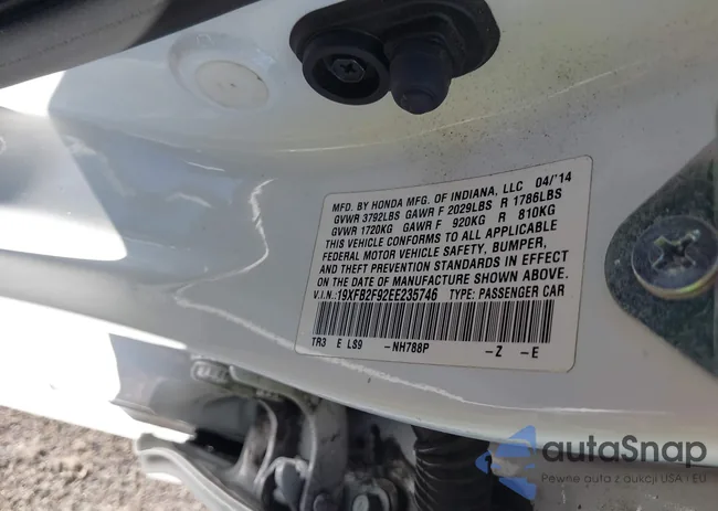 19XFB2F92EE235746: 43443935