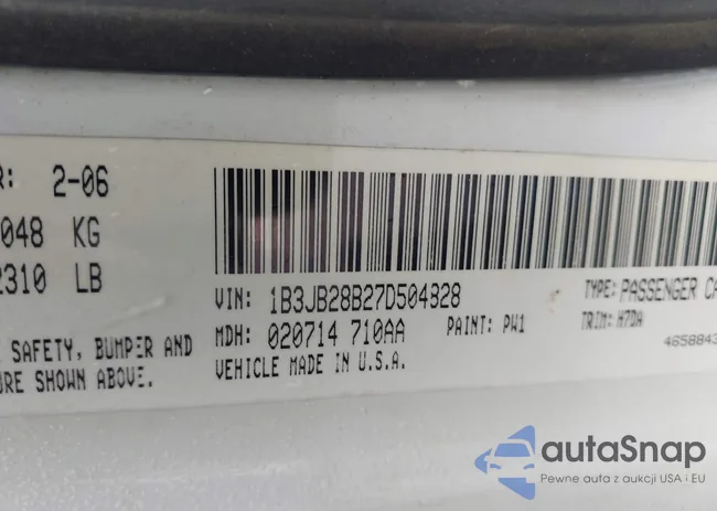 1B3JB28B27D504828: 43444034