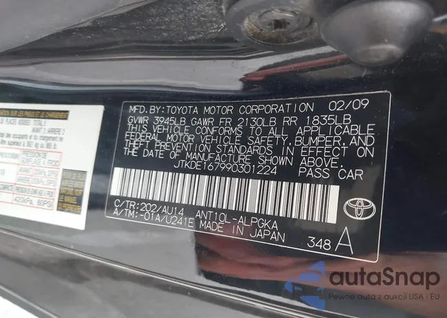 JTKDE167990301224: 43444072