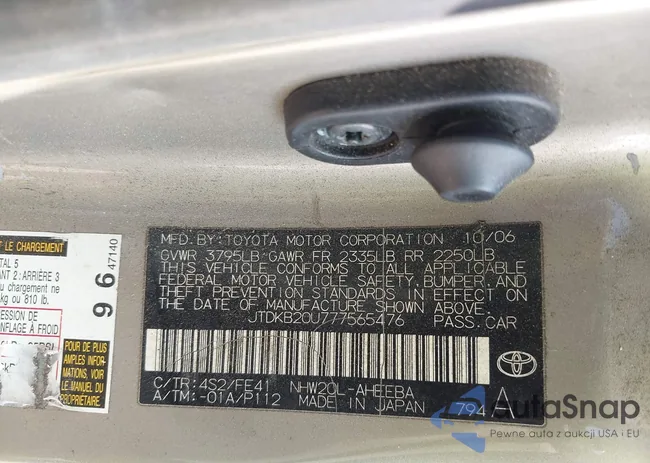 JTDKB20U777565476: 43444090