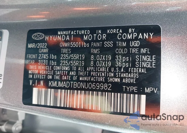 KMUMADTB0NU069982: 43444631