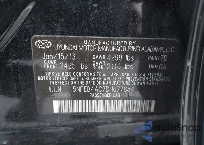 5NPEB4AC7DH677684: 43444694