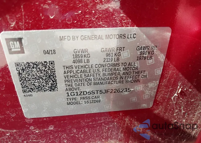 1G1ZD5ST5JF226235: 43444750