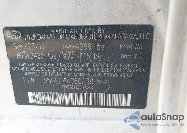 5NPEC4AC6CH381504: 43444773