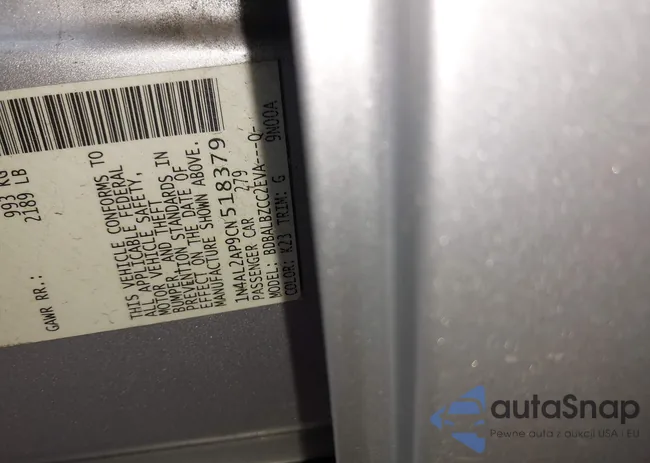 1N4AL2AP9CN518379: 43444779