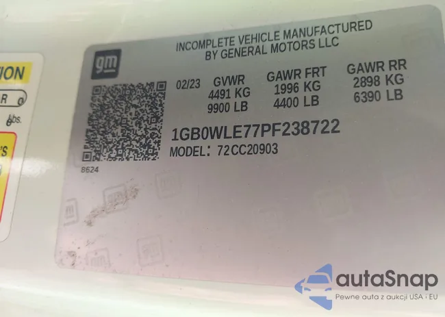 1GB0WLE77PF238722: 43444853