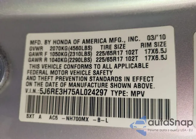 5J6RE3H75AL024297: 43445078