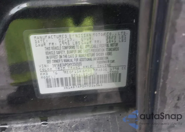 3N1AB7AP0HY256565: 43445139