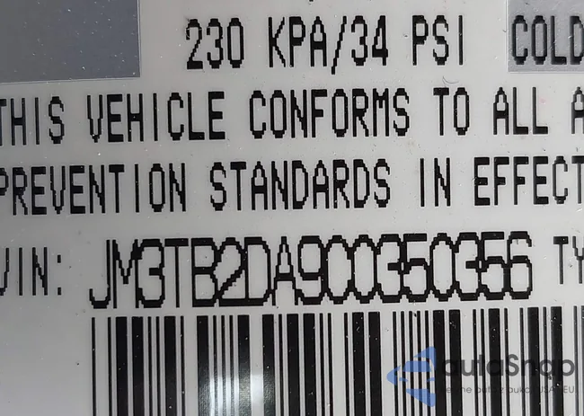JM3TB2DA9C0350356: 43444330
