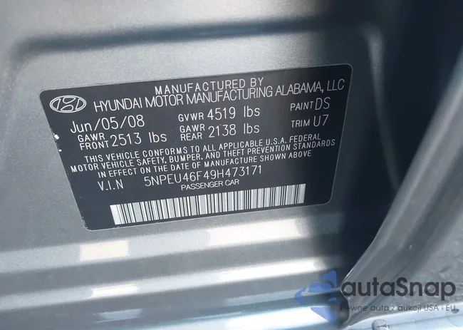 5NPEU46F49H473171: 43445725