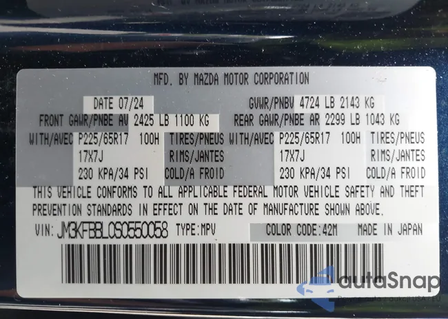 JM3KFBBL0S0550058: 43445763