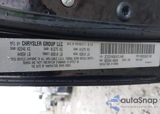 2C3CDYAG0EH311446: 43445945