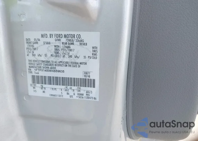 1FTPX14506NB59635: 43446046