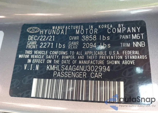 KMHLS4AG4NU302994: 43445267