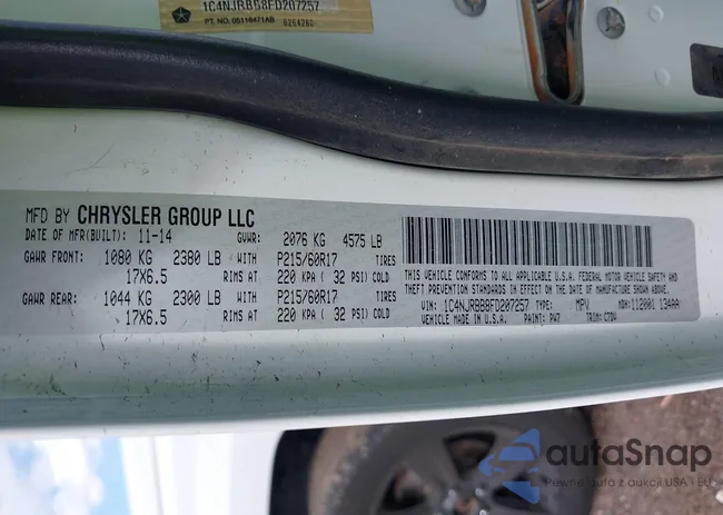 1C4NJRBB8FD207257: 43445351