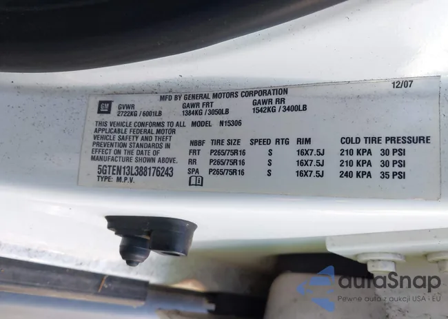 5GTEN13L388176243: 43445501