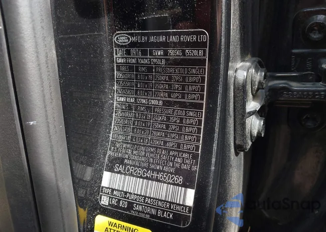 SALCR2BG4HH650268: 43446574