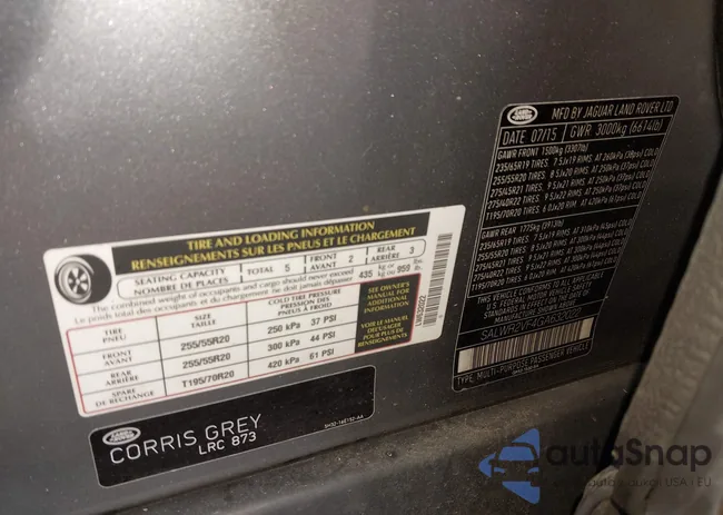 SALWR2VF4GA632022: 43446639