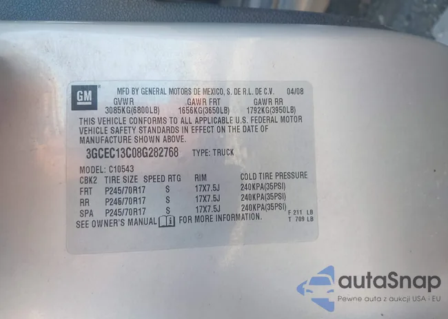 3GCEC13C08G282768: 43446737