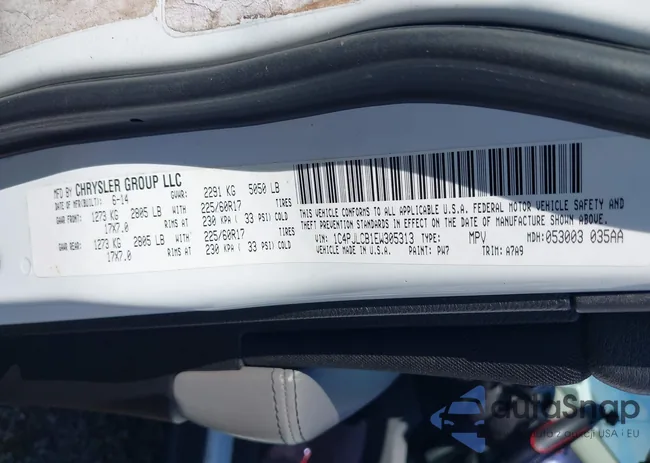 1C4PJLCB1EW305313: 43446176