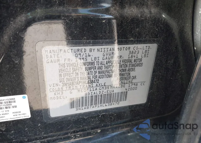 3N1AB7AP1HL638472: 43446302