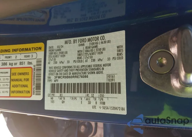 3FMCR9B60RRE76086: 43446373