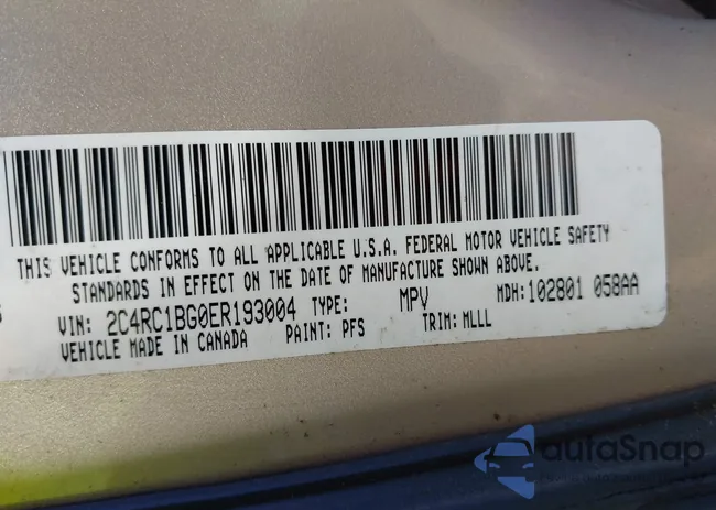 2C4RC1BG0ER193004: 43446401