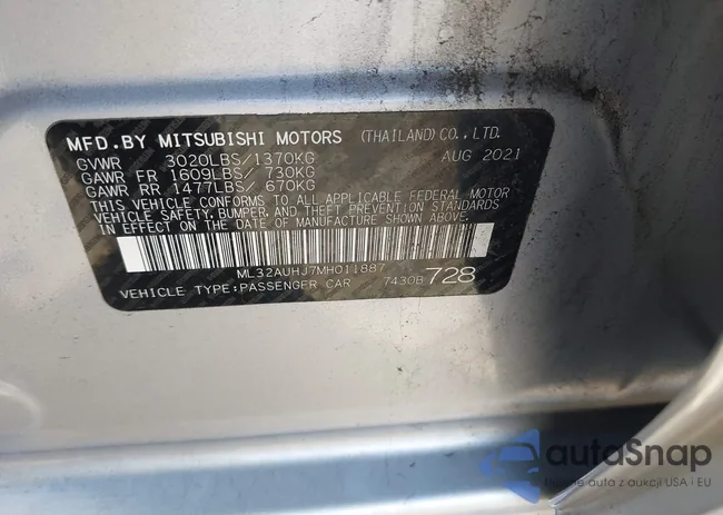 ML32AUHJ7MH011887: 43446441