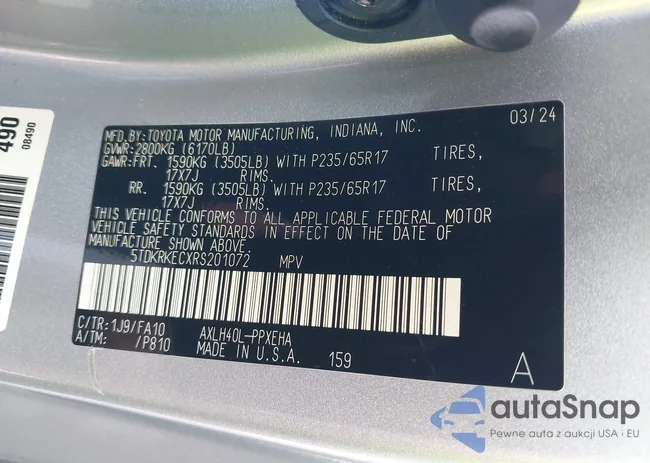 5TDKRKECXRS201072: 43447698