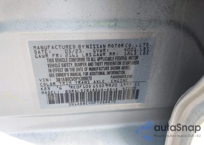 3N1AB8CV0PY288870: 43447912