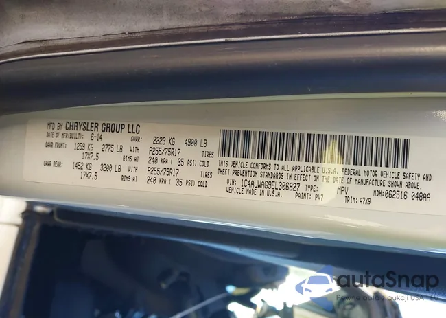 1C4AJWAG9EL306927: 43447937