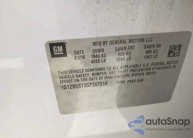 1G1ZB5ST8GF207614: 43447953