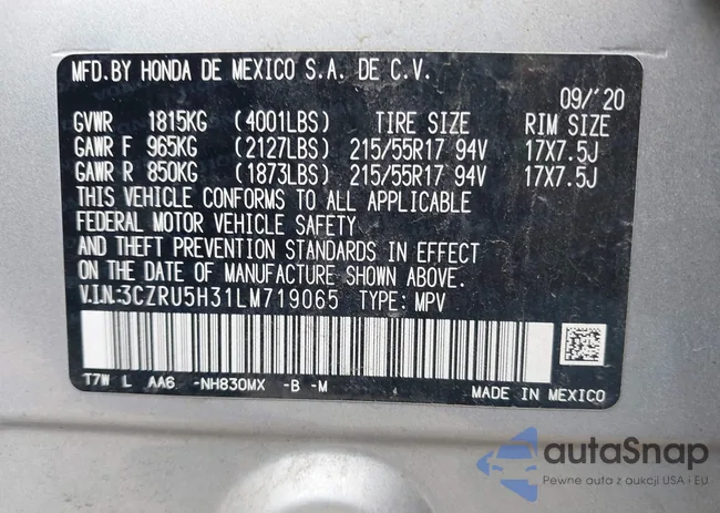 3CZRU5H31LM719065: 43448666