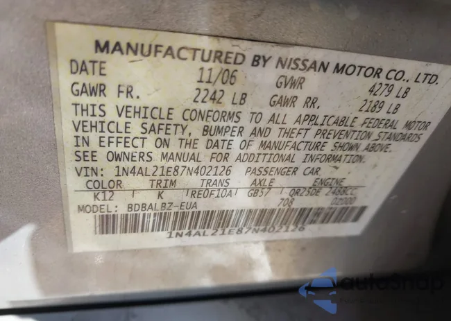 1N4AL21E87N402126: 43448746