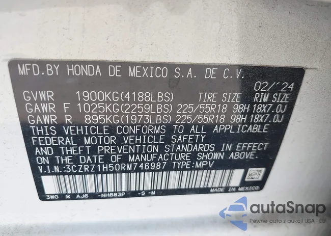 3CZRZ1H50RM746987: 43448915