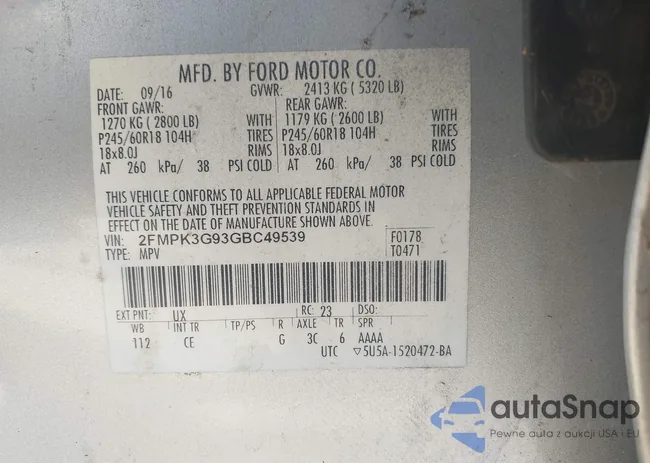 2FMPK3G93GBC49539: 43448983